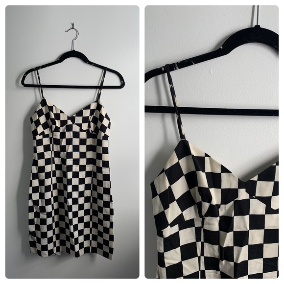 Moschino Dresses & Skirts - Moschino vintage black & white checkered dress